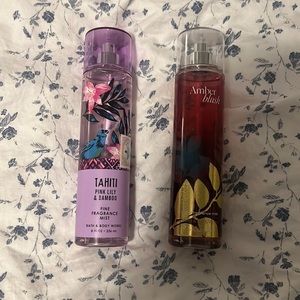 Bath and Body Work perfumes